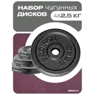 Набор чугунных дисков 4 х 2,5 кг