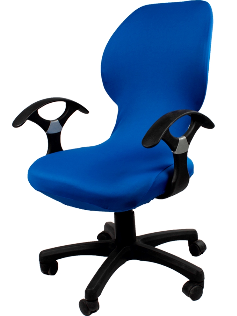 Чехол на компьютерное кресло и стул ГЕЛЕОС 701, синий