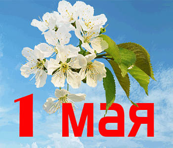 С праздником весны, мира и труда!